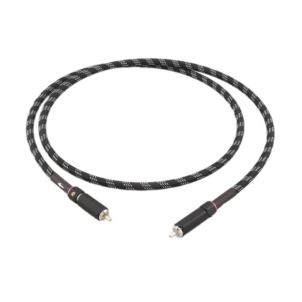 DT4 75 Ohm HD Digital Coaxial Cable for DAC TV Speaker HiFi Subwoofer