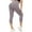 A0653-Gray, variant on QUINDOS High Waist Leggings for Women Butt Lifting Capri Yoga Pants Athletic Stretch Workout Honeycomb Leggings