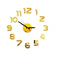 thumbnail image 2 of Agiferg DIY Wall Clock 3D Mirror Surface Sticker Home Office Decor Clock, 2 of 3