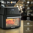 thumbnail image 6 of Costway 19 QT Multi-functional Air Fryer Oven 1800W Dehydrator Rotisserie w/ Accessories, 6 of 12
