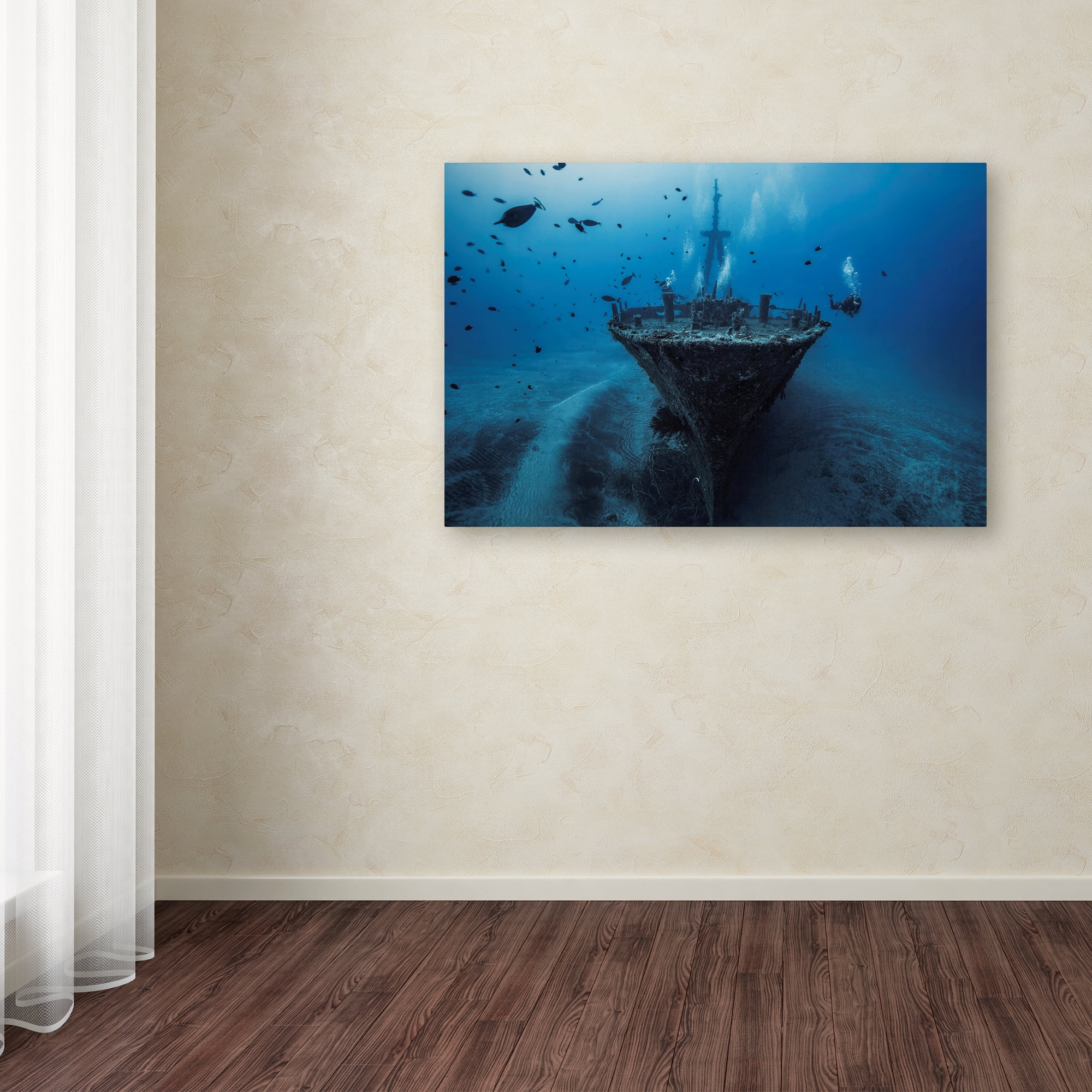 Barathieu Gabriel 'Hai Siang Wreck' Canvas Art
