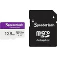 thumbnail image 1 of czcpp-Tarjeta de memoria Micro SDXC de 128 GB, cámara Plus TF con adaptador, velocidad de lectura de hasta 90 MB/s, soporte de video 4K UHD y 5K, U1, V30, clasificación A1, impermeable, para, 1 of 4