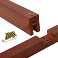 thumbnail image 6 of Room Divider Stand Walnut 4 Panel, 6 of 7