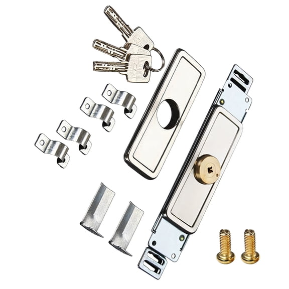 7829 Heavy Duty Iron Roller Shutter Door Lock Rolling Security Door Lock Garage Home Hardware For Shop Garage Warehouse