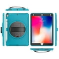 thumbnail image 5 of Dteck Case For Apple iPad Air 3rd Generation 10.5" (2019),iPad Pro 10.5" (2017) Shockproof Three-Layer Heavy Duty Protector Rubber Hard kickstand Hand Strap Cover 10.5-inch,Lightblue, 5 of 6