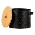 thumbnail image 3 of Kitchen Vegetable Storage Tins Vintage for Pantry Restaurant Farmhouse Decor Black Large, 3 of 8
