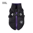 thumbnail image 2 of Arnés de invierno para mascotas, chaqueta impermeable a prueba de viento, para correr, ropa Universal ligera, gancho trasero, decoración de ropa, negro XXL Eigraketly PT000587-06, 2 of 7