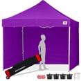 thumbnail image 4 of ABCCANOPY 10 ft x 10 ft Metal Pop-Up Commercial Canopy Tent with walls, Purple, 4 of 8