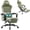 Green, variant on Homall Adjustable Lumber Support Gaming Chair Ergonomic Reclining Computer Office Chair Video Game Chair with Footrest for Adults, Black