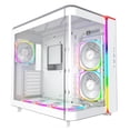 thumbnail image 1 of Gabinete gamer para PC Montech King 95 PRO de doble cámara, blanco, 1 of 9