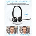 thumbnail image 3 of Auriculares USB New bee H361 con micrófono para PC y portátil, 3 of 6