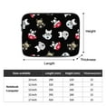 thumbnail image 3 of Cute French Bulldog Pug Cup Paw 15 inch Portable Laptop Sleeve Compatible with MacBook Air Notebook Computer Case for Men Women College School Students, 3 of 7