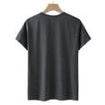 thumbnail image 5 of Blusa suelta de manga corta con cuello redondo y estampado a la moda para mujer Pompotops  hkajfhjk457261, 5 of 5