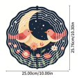 thumbnail image 5 of 3D Metal Hanging Wind Spinner Birds Flowers & Stars - Decorative Wind Chime for Yard & Garden, 5 of 6