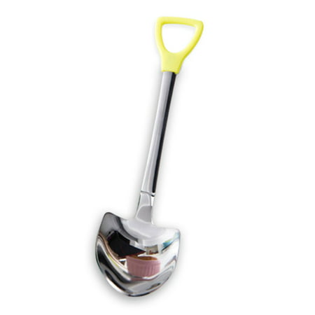 Holiday TimeStainless Steel Shovel Shape Tea Coffee Sugar Spoon Ice Cream Dessert Spoon