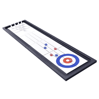 Mini Curling Game Floor Equipment Set Wood for Indoor Mini -  Finland