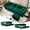 3 Seat + Green, variant on 89" Chesterfield Sleeper Sofa, King Pull-Out Bed, Movable Ottoman, Velvet.Green