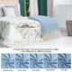 thumbnail image 4 of Manta Decorativa con Flecos PiccoCasa diseño Pescado 51x67 pulgadas azul, 4 of 11