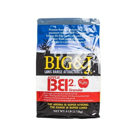 Big & J BB2 Long Range Granular Deer Attractant Apple 6 lb