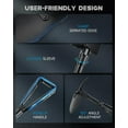 thumbnail image 4 of HAPOO 18.5-inch Mini Folding Shovel High Carbon Steel, Portable Lightweight Outdoor Tactical Survival Foldable Mini Shovel, Entrenching Tool, Camping, Hiking, Digging, Backpacking, Car Emergency, 4 of 9