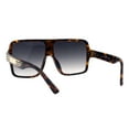 thumbnail image 3 of Men's Designer Fashion Sunglasses Oversized Square Frame UV 400 Tortoise, Smoke, 3 of 4