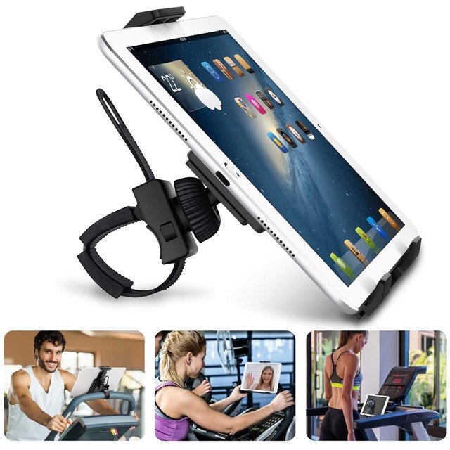 Soporte universal para teléfono de tableta de 4-12 pulgadas para bicicleta negro