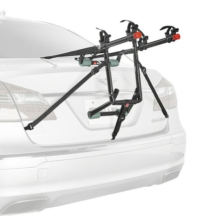 Allen Sports Deluxe 2-Bicycle Trunk Mounted Bike Rack Carrier, Model 102DN, Black
