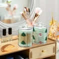 thumbnail image 6 of Snowman Dress in Christmas Style Forest Translucent Plastic Cans Storage Canisters with Lid Set of 4, 6 of 7