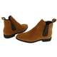 thumbnail image 5 of Botas de gamuza para hombre, botines de piel sintética para ocio, cómodos, sin cordones, de caña baja, informales, color amarillo 42 (260 mm/10,2 pulgadas), 5 of 15
