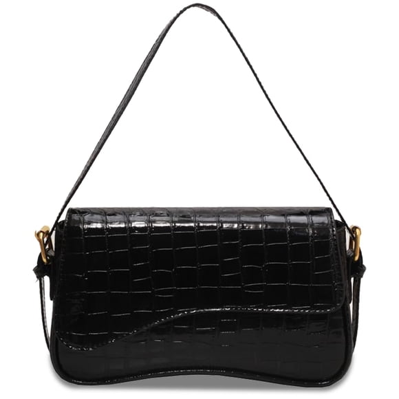 Bolso HitTopss Small de piel sintética con forma de cocodrilo, 25 x 7 x 16 cm