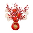 thumbnail image 2 of FashionCha Chinese Lunar New Year Decoration Tabletop Ornament Table Centerpiece Artificial Style C, 2 of 9