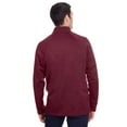 thumbnail image 2 of NE712 North End Mens Flux 2.0 Full-Zip Jacket Burgundy Heather/Olympic Blue 2XL, 2 of 2