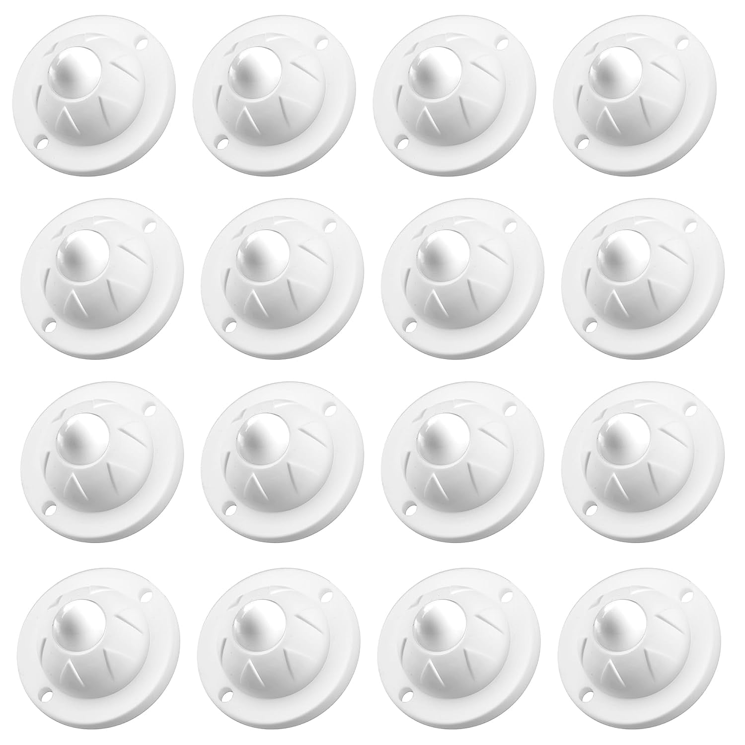 MeyaGo 16PCS Mini Caster Wheels Adhesive Bumpers for KitchenAid Mixer air  Fryer Coffee Maker Bottom Kitchen Countertops Appliances Rubber Pads