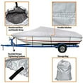 thumbnail image 2 of iCOVER Trailerable Boat Cover- Waterproof Heavy Duty Marine Grade Polyester, up, 2 of 2