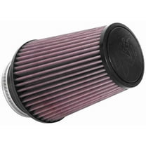 K&N Universal Clamp-On Air Filter: High Performance, Premium, Washable, Replacement Filter: Flange Diameter: 4 In, Filter Height: 7 In, Flange Length: 1.75 In, Shape: Round Tapered, RU-4680