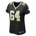 thumbnail image 2 of Women's Nike Nick Saldiveri  Black New Orleans Saints Team Game Jersey, 2 of 7