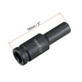 thumbnail image 2 of Unique Bargains 1/2' Drive 9mm 12-Point Deep Impact Socket, CR-MO Steel 78mm Length, Metric Sizes, 2 of 5
