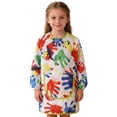 thumbnail image 4 of Tiijoy Kids Waterproof Painting Apron with Front Pocket Long Sleeves Art Smock, Sizes 5-7, 4 of 4