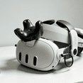 thumbnail image 3 of VR Tracker Mount for Meta Quest 3, Compatible with Vive Tracker and Tundra Tracker, Anti-Drift Headset Mount, Lightweight Secure Clip, Full Body Tracking Accessory, 3 of 4