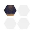thumbnail image 2 of Disketp Gold Black Glitter Funny Coasters,4 Pcs Leather Coasters With Holder, Perfect Housewarming Hostess Gifts,Protect Furniture From Water Marks Scratch, 2 of 9