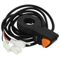 thumbnail image 1 of Interruptor de manillar, interruptor de luz ATV manillar impermeable interruptor de luz de motocicleta interruptor de luz de bicicleta eléctrica diseñado a medida, 1 of 8