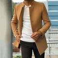 thumbnail image 2 of Vedolay Winter Coats for Men 2023 Open Front Coat Jacket for Men Clothes Khaki,XL, 2 of 5