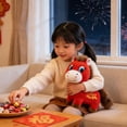 thumbnail image 5 of Chinese New Year Horse Plush Sad Horse Lunar New Year Horse Plush Year Of The Horse Plush Year Of The Horse Lucky Mascot, 5 of 6
