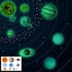 thumbnail image 5 of Adhesivos fluorescentes para pared y techo para dormitorio y sala de estar, crea un ambiente acogedor. 9 piezas planetas L, 5 of 8