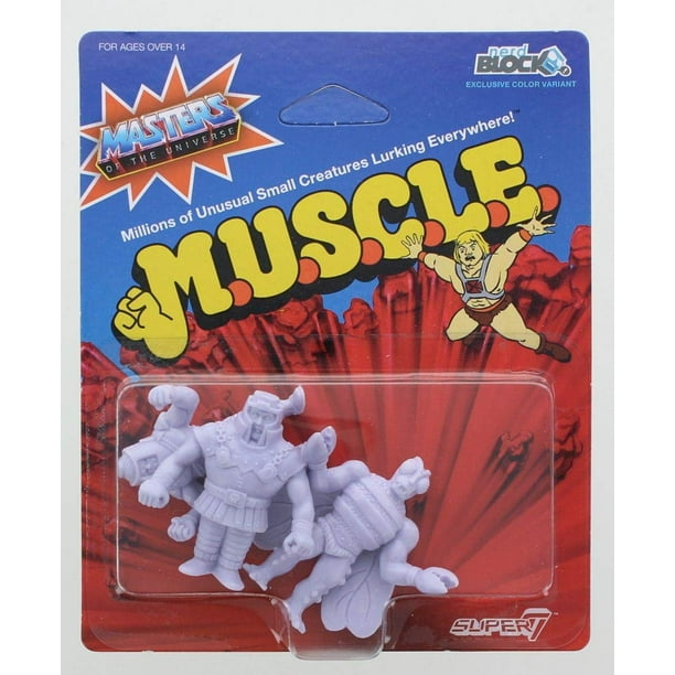 Figure Masters of the Universe M.U.S.C.L.E., paquete de 3