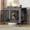 Dark Gray, variant on Amlancher 78inch Dog Crate Furniture for 2 Large Dogs, Indoor Dog Kennel Furniture with 4 Doors, Rustic Brown
