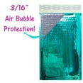 thumbnail image 6 of 4x8 inches Shiny Metallic Bubble Mailers Pink, Teal, Gold, Red or Mirrored Black Padded Colorful Self Sealing Rigid Envelopes 4x7" usable space, 6 of 10