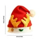 thumbnail image 4 of Conjunto de gorros navideños con astas | Gorro de Papá Noel y gorro de muñeco de nieve para fiestas navideñas | Gorros de tela no tejida para adultos y niños, 4 of 7