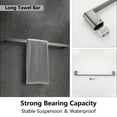 thumbnail image 6 of 5 Pieces Bathroom Hardware Set Stainless Steel Wall Mount Bathroom Accessory Towel Bar Set, 6 of 8