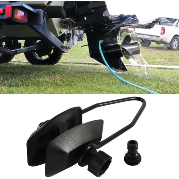 Marine Boat Flusher, Large Rectangular Ear Muffs Flush Sand Salt, Boat Water Feed Flusher for Connection Show